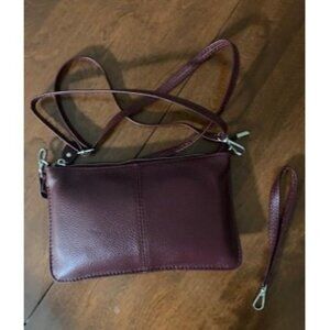 New Genuine Leather Wristlet Clutch Wallet Purses Small Crossbody Bags